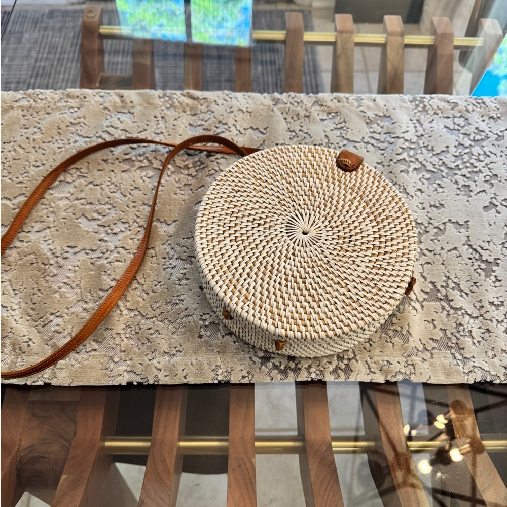 Poppy & Sage Wicker Purse